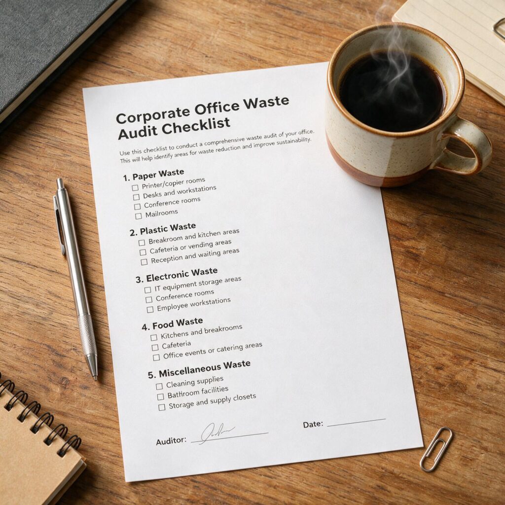 sustainability toolkit pdf checklist Cut The Waste downloadable office waste audit toolkit PDF